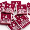 Red & Silver Merry Christmas Chocolate Neapolitans X50<Party Delights Hot
