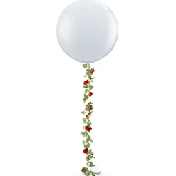 Party Delights Red Rose Garland - 1.75M< Hanging Decorations