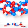 Party Delights Red, White & Blue Diy Balloon Garland Kit - 78 Balloons< Arches & Clouds