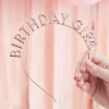 Party Delights Rose Gold Birthday Girl Metal Headband< Wearables