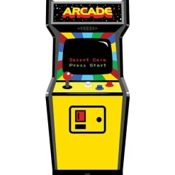 Party Delights 80's Video Arcade Game Cardboard Cutout - 184Cm X 86Cm< Cardboard Cut Outs