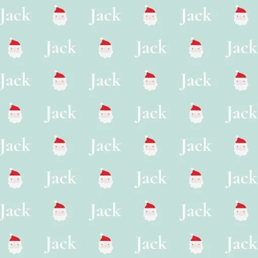 Santa Christmas Personalised Wrapping Paper - 62 X 100Cm Sheet<Party Delights Outlet