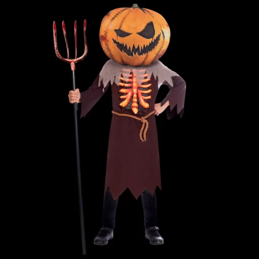 Scary Pumpkin Big Head - Child Costume<Party Delights Hot