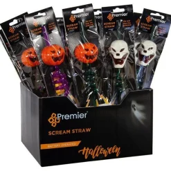 Screaming Drinking Straw - Asstorted Dsigns<Party Delights Sale