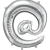 Party Delights Silver Letter @ Balloon - 16" Foil< Letter Balloons
