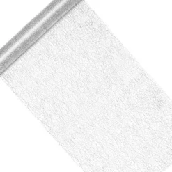 Silver Mesh Table Runner - 9M<Party Delights Online