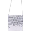 Party Delights Silver Sequin Bag< Costume Props
