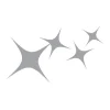 Snowflake Vinyl Window Decorations - 45Cm<Party Delights Outlet