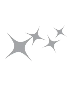 Snowflake Vinyl Window Decorations - 45Cm<Party Delights Outlet