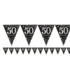 Party Delights Sparkling Celebration 50Th Foil Bunting - 4M< Bunting