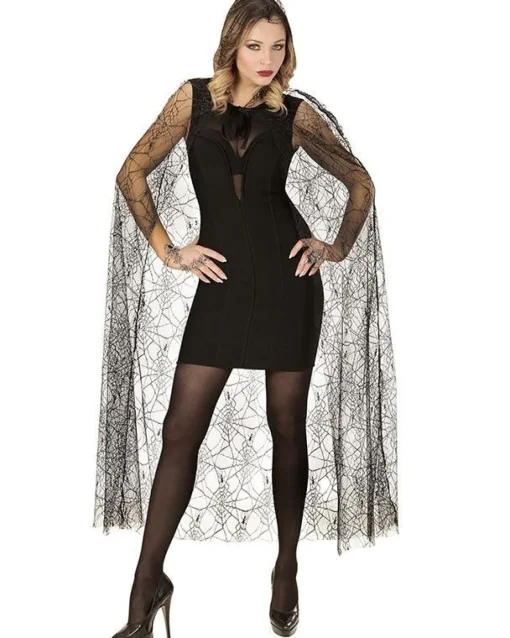 Spidermesh Cape - 140Cm<Party Delights Hot