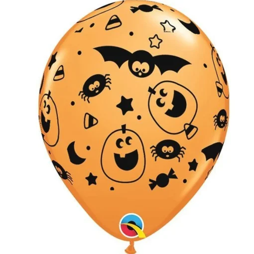 Spooky Assorted Balloons - 11" Latex (25Pk)<Party Delights Outlet