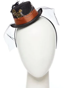 Party Delights Steampunk Gear Mini Top Hat< Hats & Headwear