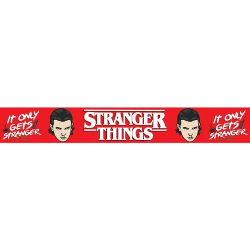 Stranger Things Paper Banners - 1M (3Pk)<Party Delights Online