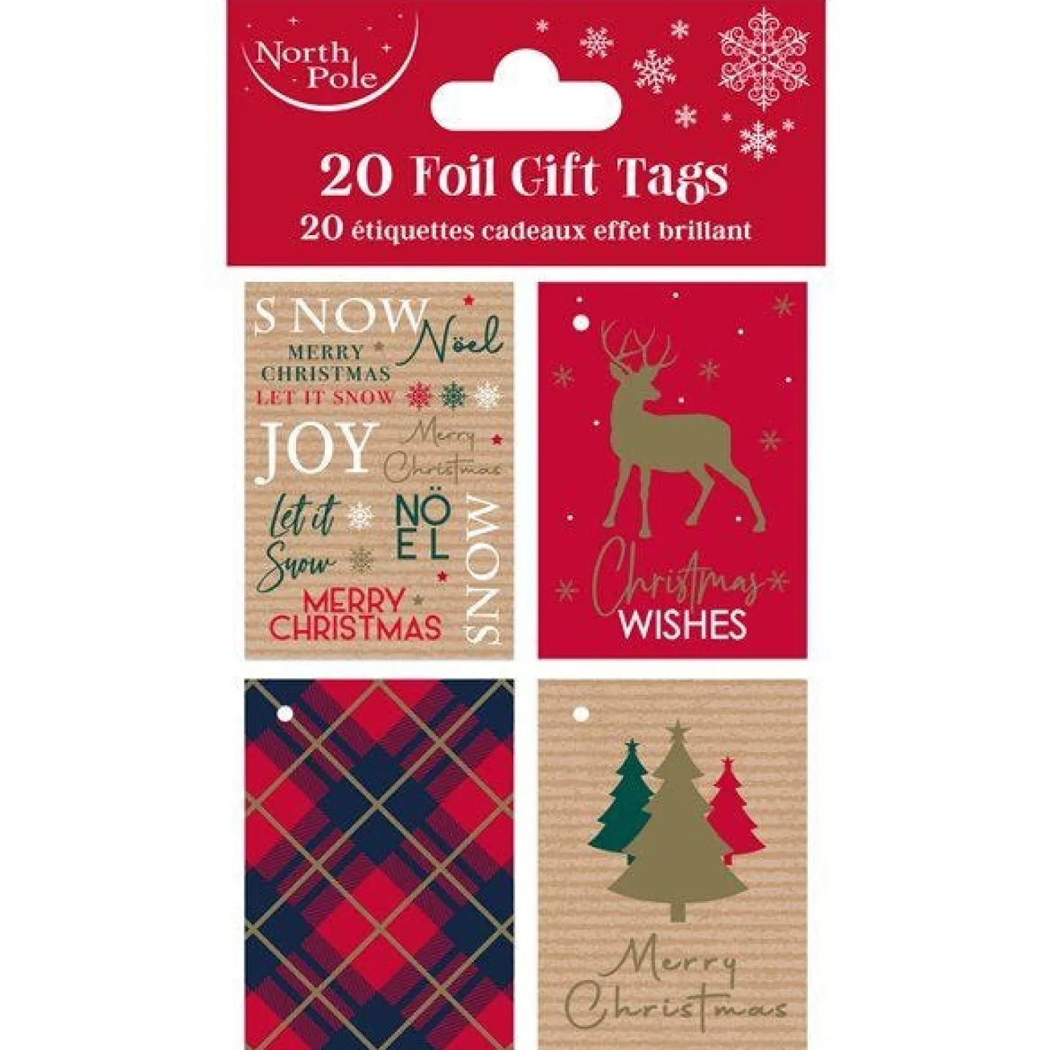 Tartan Gift Tags (20Pk)<Party Delights Hot