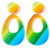 Party Delights Teardrop Multi-Coloured Earrings< Costume Props