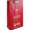 Tipsy Double Bottle Bag - 36.5Cm X 20Cm<Party Delights Best