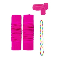 Party Delights Totally 80S Pink Accessory Kit< Instant Outfits