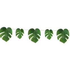 Party Delights Tropical Palm Leaf Garland - 2.74M< Hanging Decorations