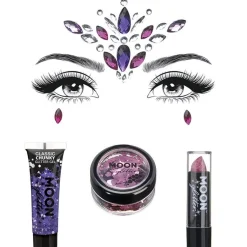 Party Delights Unicorn Glitter Face And Body Gem Kit< Instant Outfits