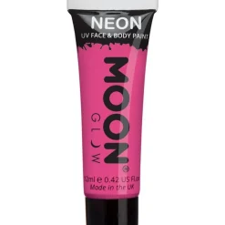 Party Delights Uv Neon Face & Body Paint - Pink 12Ml< Face Paints