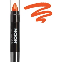 Party Delights Uv Paint Stick - Orange 3.5G< Face Paints