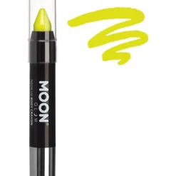 Party Delights Uv Paint Stick - Yellow 3.5G< Face Paints