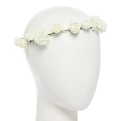 Party Delights White Flower Headband< Hats & Headwear