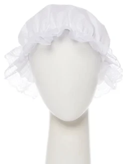Party Delights White Victorian Mop Hat< Hats & Headwear