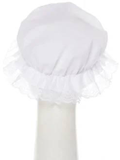 Party Delights White Victorian Mop Hat< Hats & Headwear