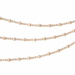 Party Delights Wooden Beads Garland - 3M< Hanging Decorations