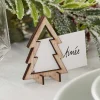 Wooden Cut Out Trees Place Cards - 6Cm (6Pk)<Party Delights