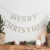 Wooden Merry Christmas Banner - 1.5M<Party Delights Outlet