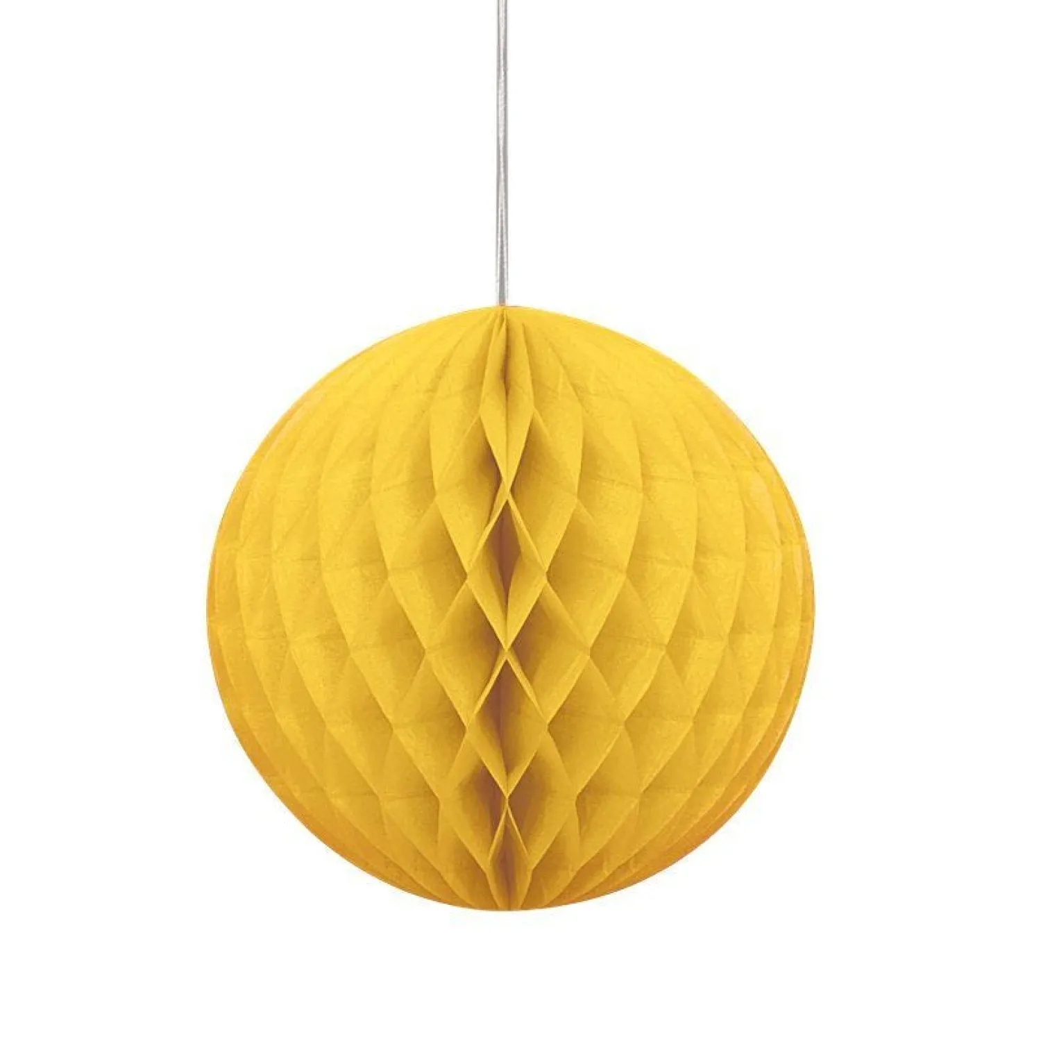 Party Delights Yellow Honeycomb Ball Decoration - 20Cm< Hanging Decorations