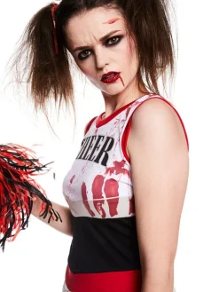 Zombie Cheerleader - Adult Costume<Party Delights Clearance
