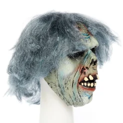 Zombie Mask With Hair<Party Delights Hot